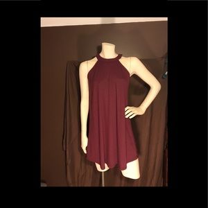 LOVE LIFE MAROON MINI DRESS